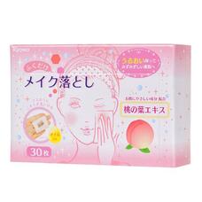 Салфетки влажные для снятия макияжа Kyowa Shiko с экстрактом листьев персика 30 шт
