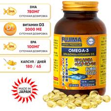 Fujima OMEGA-3 EPA&DHA+VITAMIN D3 № 180