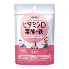 ORIHIRO Витаминный комплекс для женщин с витамином D, фолиевой кислотой и железом № 120