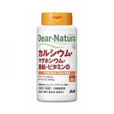 Asahi Dear Natura Кальций, магний, цинк и витамин D 180 таблеток на 30 дней