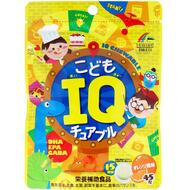 Unimat Riken Детские жевательные витамины IQ для умственной активности со вкусом апельсина № 45