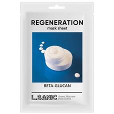 Восстанавливающая тканевая маска с бета-глюканом L.SANIC Beta-Glucan Regeneration Mask Sheet, 25 мл