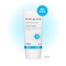 Крем солнцезащитный водостойкий (18.R2)A'PIEU Pure Block Natural Waterproof Sun Cream 50 мл