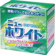 Стиральный порошок Mitsuei New White с отбеливателем и ферментами для удаления стойких загрязнений 0,9 кг