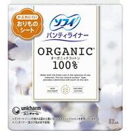 UNICHARM Organic 100% Натуральные ежедневные гигиенические прокладки из био-хлопка 52 шт