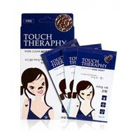 Патчи очищающие для носа WELCOS Touch Therapy Cacao Pore Clear Nose Sheet Pack 10 шт
