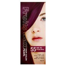 Краска для волос на фруктовой основе WELCOS Fruits Wax Pearl Hair Color #55 60мл*60гр