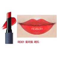 Помада для губ THE SAEM Kissholic Lipstick Leather Glow RD01 Tomato Red 3,7гр