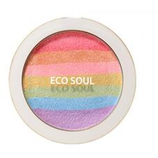 Румяна-хайлайтер компактные THE SAEM Eco Soul Prism Blusher 8гр