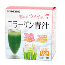 Японский зеленый сок Аодзиру с Коллагеном № 14