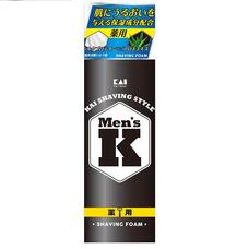 Men’s K Shaving Style Пена для бритья от порезов с протеинами шёлка и алоэ 220 г 