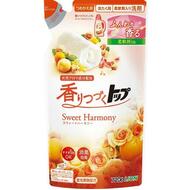 LION Top Sweet Harmony Жидкое средство для стирки белья с нежным ароматом цветов и фруктов мягкая упаковка 720 г