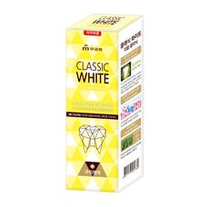MUKUNGHWA Classic White Отбеливающая зубная паста двойного действия с микрогранулами с ароматом мяты и ментола 110 г