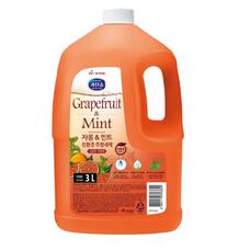 MUKUNGHWA Экологичное средство для мытья посуды, детских бутылочек, овощей и фруктов с ароматом грейпфрута и душистых трав 3 л