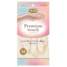 ST Family Premium touch Перчатки для бытовых и хозяйственных нужд (винил, пропитаны гиалуроновой кислотой, средней толщины)