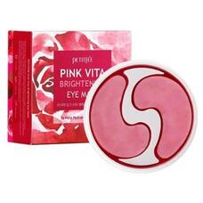PETITFEE Pink Vita Brightening Eye Mask Осветляющие витаминные патчи для глаз 60 шт