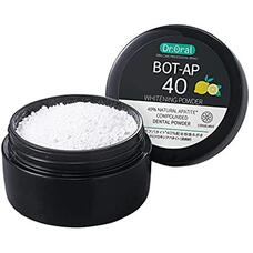 Отбеливающий зубной порошок Dr. Oral Bot-Ap 40 Whitening Powder с наногидроксилоапатитом из гребешков и лизатом лактобактерий цитрусовый аромат 25 гр