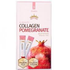 Коллаген с гиалуроновой кислотой и гранатом в стиках-желе Jinskin K-Beauty Collagen Pomegranate 20 г х 10 шт