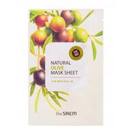 Маска тканевая с экстрактом оливы THE SAEM Natural Olive Mask Sheet 21мл