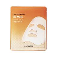 Маска с маслом кокоса биоцеллюлозная THE SAEM Micro Skin Fit Oil Mask 27гр