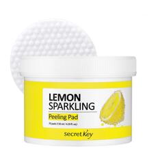 Диски ватные для очищающие SEСRET KEY Lemon Sparkling Peeling Pad 70 шт