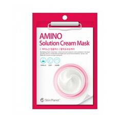Маска для лица тканевая с аминокислотами MIJIN Skin Planet AMINO solution CREAM MASK 30 гр