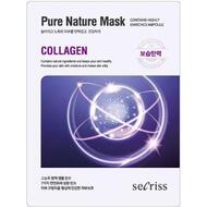 Маска для лица тканевая ANSKIN Secriss Pure Nature Mask Pack Collagen 25 мл