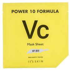 Маска для лица IT`S SKIN POWER 10 FORMULA VC с витамином С (для сияния кожи) 25 мл