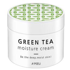 Крем для лица A`PIEU увлажняющий Зеленый чай 115 мл