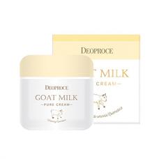 Крем для лица антивозрастной с экстрактом козьего молока GREENCOS DEOPROCE goat milk pure cream 50 г