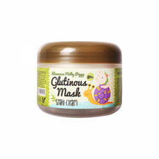 Крем-маска для лица ночная УЛИТОЧНЫЙ МУЦИН Milky Piggy Glutinous 80% Mask, 100 гр, Elizavecca