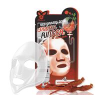 Тканевая маска для лица с Красным Женьшенем RED gInseng DEEP PQWER Ringer mask pack, 23мл, Elizavecca