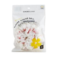 Мочалка для душа SUNG BO CLEAMY CLEAN&BEAUTY Flower shower ball 1 шт