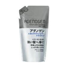 Шампунь от выпадения и стимулирования роста волос для сухой кожи головы Shiseido Adenogen сменный блок 310 мл