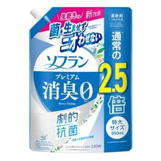 LION  Soflan Premium White Herb Aroma Кондиционер для белья с ароматом цветущего луга 950 мл