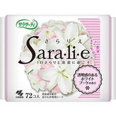 KOBAYASHI Sarasaty Saralie White Bouquet eжедневные гигиенические прокладки с ароматом белых цветов 72 шт